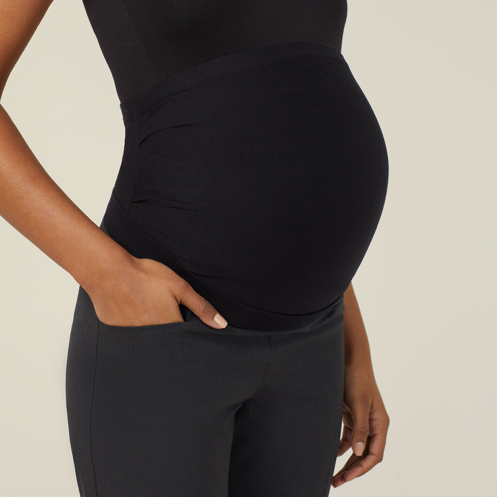 High Waist Maternity Pants in Organic Cotton Mix [CL1220N] - £20.00