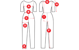 Jumpsuit Size Chart